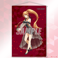 くじ引き堂「TVアニメ『ソードアート・オンライン』アスナ バースデーオンラインくじ 2025」A賞：B2タペストリー アスナ Ver.Black 全身（C）RK/K/SP