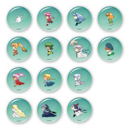 TVアニメ『魔法騎士レイアース』ヴィレヴァン限定アイテム「EDミニキャラ缶バッジ」（C）CLAMP・ST/講談社・TMS