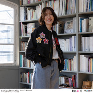 AIR TWOKYO『【推しの子】』第2弾「B小町 MA-1」着用イメージ（C）赤坂アカ×横槍メンゴ／集英社・【推しの子】製作委員会