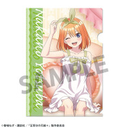 TVスペシャルアニメ『五等分の花嫁＊』描き下ろしクリアファイル 中野四葉 ナイトウェアver.（オモテ）（C）春場ねぎ・講談社／「五等分の花嫁＊」製作委員会