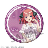 TVスペシャルアニメ『五等分の花嫁＊』描き下ろしトレーディング缶バッジ  中野二乃B ナイトウェアver.（C）春場ねぎ・講談社／「五等分の花嫁＊」製作委員会