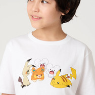 ポケットモンスター×グラニフ「ピカチュウ＆ミミッキュ＆パモ＆ワッカネズミ｜キッズTシャツ」着用イメージ（C）Nintendo・Creatures・GAME FREAK・TV Tokyo・ShoPro・JR Kikaku （C）Pokemon