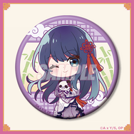 くじ引き堂「【推しの子】ニーハオ☆パンダくじ」E賞：缶バッジ 黒川あかね（ミニ）（C）赤坂アカ×横槍メンゴ／集英社・【推しの子】製作委員会