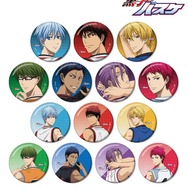 TVアニメ『黒子のバスケ』描き下ろし 戦う背中ver. トレーディンググリッター缶バッジ（C）藤巻忠俊／集英社・黒子のバスケ製作委員会