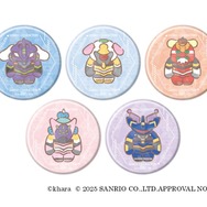 「エヴァンゲリオン×サンリオキャラクターズ」ホログラム缶バッジ（C）khara（C）2025 SANRIO CO., LTD. APPR. NO. L662712