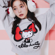 【HELLO KITTY】スウェットプルオーバー