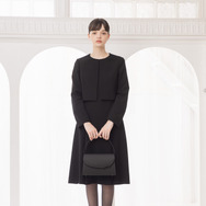 「“KURO ZUKIN”　Cape Black Formal (cape ＋jacket ＋one piece)」ジャケット＋ワンピース