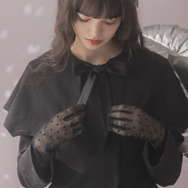 「“Kuromi collar”　Coat (coat ＋collar)」付け襟＋コート