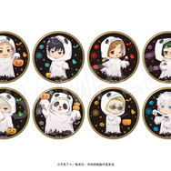 TVアニメ『呪術廻戦』× マルキューブ コラボイベント「トレーディング　グリッター缶バッジ　ハロウィンver.」（C）芥見下々／集英社 ・ 呪術廻戦製作委員会