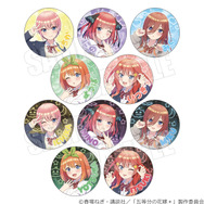 TVスペシャルアニメ『五等分の花嫁＊』～Trick or Heart～「トレーディング缶バッジ」（C）春場ねぎ・講談社／「五等分の花嫁＊」製作委員会（C）2025 アニメユニバーシティコープ