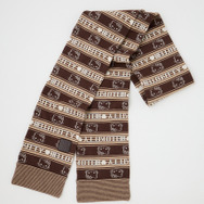 HELLO KITTY×MOUSSY「HELLO KITTY RETRO STRIPE STOLE　BROWN」（C）25 SANRIO CO., LTD. APPR. NO. L662956