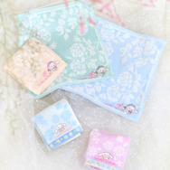 ローラ アシュレイ×サンリオキャラクターズ「タオルハンカチ」「ミニサイズタオルハンカチ」（C）2025 SANRIO CO., LTD. APPROVAL. NO. L662645
