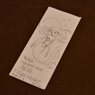 下野紘がもらったアリエルのイラスト