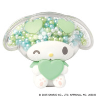 「マイメロディ 透明キラキラマスコット」グリーン