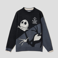 『ナイトメアー・ビフォア・クリスマス』×グラニフ「君のそばに｜ウォッシャブルジャカードニット」（C）Disney