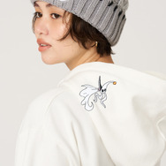 『ナイトメアー・ビフォア・クリスマス』×グラニフ「ジャック フェイス｜エンボス裏毛パーカー」（C）Disney