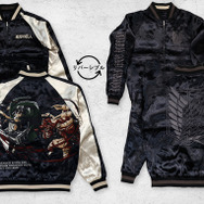 「進撃の巨人」リバーシブルスカジャン