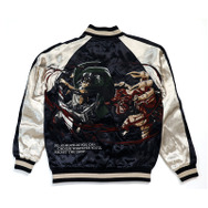 「進撃の巨人」リバーシブルスカジャン