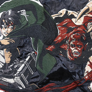 「進撃の巨人」リバーシブルスカジャン