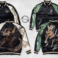 「進撃の巨人」リバーシブルスカジャン