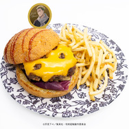 TVアニメ『呪術廻戦』× マルキューブ限定コラボメニュー　THE FRONT ROOM（Marunouchi）「七海」バーガー　（C）芥見下々／集英社 ・ 呪術廻戦製作委員会