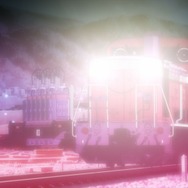 「プラレール『ヱヴァンゲリヲン新劇場版：序』ネルフ専用鉄道下二小山支線 「ヤシマ作戦」 DD51形＆シキ880形（B2梁）大物車」場面写（C）ＴＯＭＹ （C）カラー