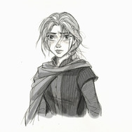 映画『果てしなきスカーレット』ジン・キム スケッチデザイン