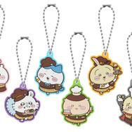 ココス×ちいかわ「ココス限定！オリジナルラバーキーホルダー」（C）nagano / chiikawa committee