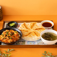 オークジェネラルのしっかり味付け餃子定食 【オーク肉の豚キムチ丼】 税込1,890円