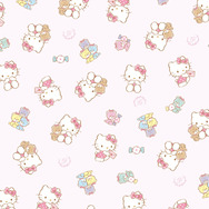 ダブルリボントートバッグとポーチの裏地デザイン