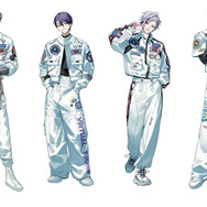 撮りおろしビジュアル（左から加賀美ハヤト、剣持刀也、不破湊、甲斐田晴）