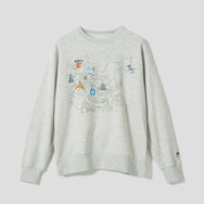 杜王町マップ｜裏毛スウェット