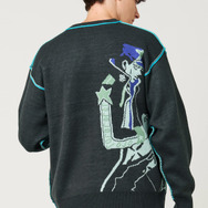 父さん｜ウォッシャブルジャカードニット