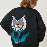 猫草｜ウォッシャブルジャカードニットカーディガン