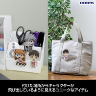 COSPA「EVANGELIONアクリルピョコッテ」シリーズ 使用イメージ（C）カラー