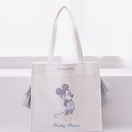 Maison de FLEUR Disney Collection「Mickey ＆ Minnie」Mickey Mouse/リボントートバッグ（C）Disney