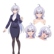 TVアニメ『よわよわ先生』鶸村ひよりキャラクター設定画（C）福地カミオ・講談社／「よわよわ先生」製作委員会