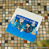 映画『鬼太郎誕生 ゲゲゲの謎』×石黒亜矢子コラボグッズ「ハンドタオル（鬼太郎の父と水木）」使用イメージ（C）映画「鬼太郎誕生ゲゲゲの謎」製作委員会