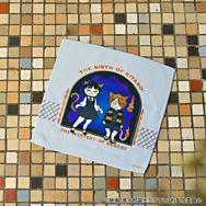 映画『鬼太郎誕生 ゲゲゲの謎』×石黒亜矢子コラボグッズ「ハンドタオル（鬼太郎とねこ娘）」使用イメージ（C）映画「鬼太郎誕生ゲゲゲの謎」製作委員会