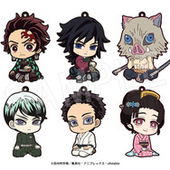 ぺたん娘ラバーストラップ　無限城編 第一章ver.　TypeA（全6種）