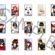 「銀魂抽選会」D賞 ランダムスクエア缶バッジ（全15種）