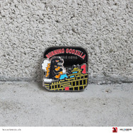 AIR TWOKYO『ゴジラVSデストロイア』グッズコレクション「ギミックピンバッジ（バーニングゴジラ）」TM ＆（C）TOHO CO.,LTD.