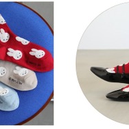 「ミッフィー」×「靴下屋」コラボ靴下