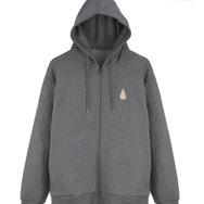 TVアニメ『銀魂』トッシーの「働いたら負けだと思っている。」ジップパーカー　MIX GRAY（C）空知英秋／集英社・テレビ東京・電通・BNP・アニプレックス