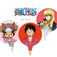 ワンピースおせち2026　イラスト入りピック四種