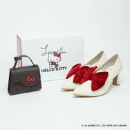 【HELLO KITTY】リボンブーティ（0612K）アイボリーZ/C税込18,700円