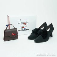 【HELLO KITTY】リボンブーティ（0612K）ブラックZ/C　税込18,700円