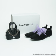 【KUROMI】ソフトレースアップバレエ（LH106K）BLACK-S 税込17,930円