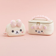 サンエックス「Makeup Rilakkuma」 ミラー付ぬいぐるみポーチとバニティポーチ（C）2025 SAN-X CO., LTD. ALL RIGHTS RESERVED.