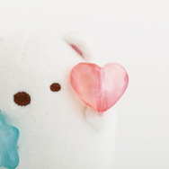 すみっコぐらし「グミグミパーティー」てのりぬいぐるみ　しろくま（C）2025 SAN-X CO., LTD. ALL RIGHTS RESERVED.